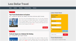 Desktop Screenshot of lessdollartravel.com