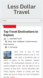 Mobile Screenshot of lessdollartravel.com