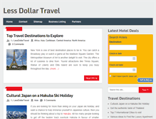 Tablet Screenshot of lessdollartravel.com